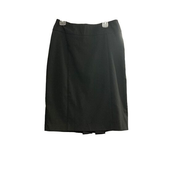 New York & Company Women's Stretch Pencil Skirt Black Size 0 - Picture 1 of 9